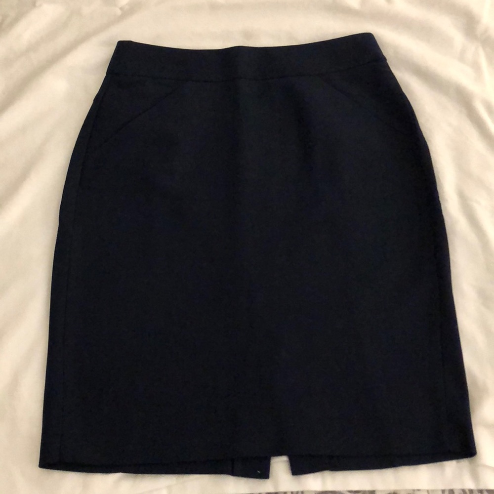 J.Crew Pencil Skirt Navy